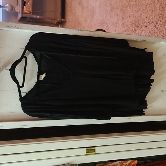 Free People Tops - Black Free people long sleeve top